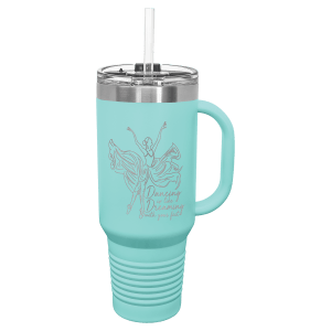 MONDO 40 oz. Industrial Strength Travel Mug with Handle, & Straw