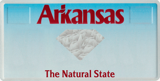 Arkansas “The Natural State” Custom License Plate