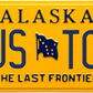 Alaska “The Last Frontier” Custom License Plate – Yellow Metal Personalized Tag