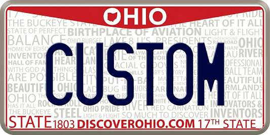 Ohio “Birthplace of Aviation” Custom License Plate – Discover Ohio Design