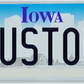 Iowa Farm Scenic Custom License Plate – Personalized Metal Tag