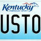 Kentucky “Unbridled Spirit” Custom License Plate – Personalized Metal Tag