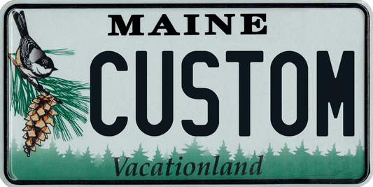 Maine “Vacationland” Custom License Plate – Personalized Metal Tag