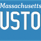 Massachusetts Blue Classic Custom License Plate – Personalized Minimal Metal Tag