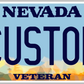 Nevada Custom License Plate – Modern Low Poly Scenic Desert Design