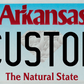 Arkansas “The Natural State” Custom License Plate