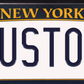 New York Custom License Plate – Premium Black & Gold Minimal Design