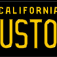 California 1965 Black Custom License Plate – Personalized Metal Tag
