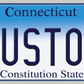 Connecticut “Constitution State” Custom License Plate – Personalized Metal Tag