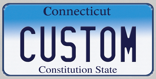 Connecticut “Constitution State” Custom License Plate – Personalized Metal Tag