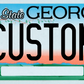 Georgia “Peach State” Scenic Custom License Plate – Personalized Metal Tag