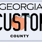 Georgia Peach Custom License Plate – Personalized Metal Tag
