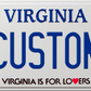 Virginia “Virginia is for Lovers” Custom License Plate – Classic White Design