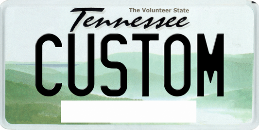 Tennessee License Plate