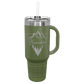 MONDO 40 oz. Industrial Strength Travel Mug with Handle,  & Straw