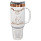 MONDO 40 oz. Industrial Strength Travel Mug with Handle,  & Straw