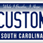 South Carolina “While I Breathe, I Hope” Custom License Plate – Classic Design