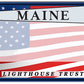 Maine “Lighthouse Trust” Custom License Plate – Personalized Metal Tag